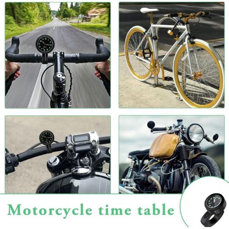 HYM06443-Montre de Guidon Horloge Pour Moto- Vélo 7-8" - 1" | Étanche