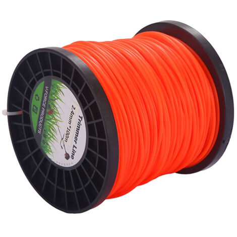 Dolaso – Fil pour débroussailleuse 2,7 mm x 50 m – Nylon haute densité – Compatible têtes standard – Pour débroussailleuses électriques légères (1/2)