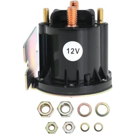 Relais solénoïde 12 V pour voiturettes de golf Yamaha G22 G23 G27 G28 G29 pour Trombetta 6841271012 6841251012 J&N 24022272 Remplace JW1H19500000 JR3H19500000 JF2H195000 J388195001 2003-actuel (1/5)
