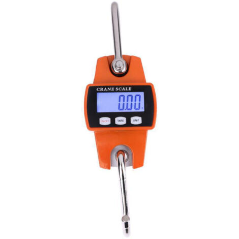 Dolaso – Balance crochet suspendu 300kg – Peson électronique LCD 20mm – Construction aluminium pour durabilité – Utilisation industrielle - 600lbs (1/4)