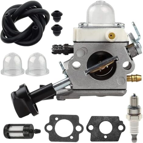 DOLASO Kit de carburateur pour Stihl SH56 SH56C SH86 SH86C BG86 BG86CE BG86Z BG86CEZ Ventilateur, remplace C1M-S261B 42411200616 4241 120 0616, avec Conduite de Carburant pour Bougie d'allumage (1/5)