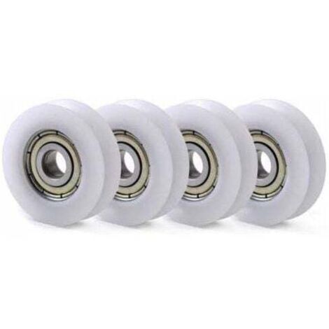 10 PCS U Nylon en Plastique intgr 608 roulements Billes de Gorge 6 30 10mm Poulie de Guidage