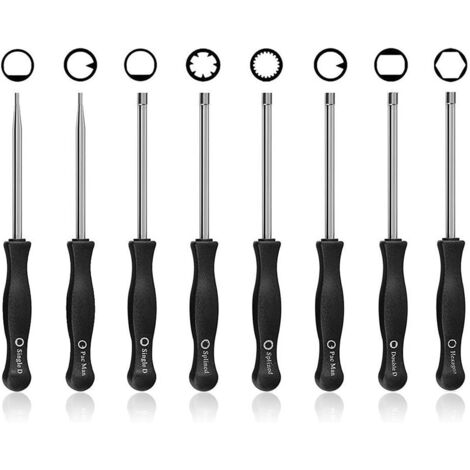 8PCS Tournevis de Carburateur Différents, Ensemble d'Outils de Réglage du Carburateur Réglage du Carburateur pour Moteurs 2 Temps (1/5)