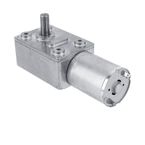 Ej.Life – Moteur réducteur à vis sans fin 12V DC – Vitesse 5 RPM – Couple 10 KG.CM – Fonctionnement autobloquant pour applications spécifiques