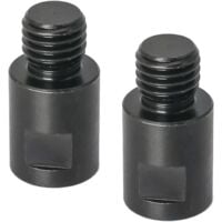 Rouleau Satiné à Filetage M14, Robuste Et Durable, Facile à Démonter, Rouleau Satiné, Large Gamme D'applications, Adaptateur De Mandrin, Pour Meuleuse D' Angle, Meuleuse à Rouleaux (argent