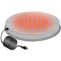 Base Chauffante Pour Abreuvoir Poules - Anti-gel Hivernal, 70°C Thermostat, Pour Bidons 4-10L - 7
