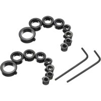 3-16mm Foret Profondeur Butée Anneau Anneau Positionneur Anneau Positionneur Positionneur Durable Foret À Bois avec Clé Hexagonale (16 PCS Profondeur Butée Profondeur Collier)