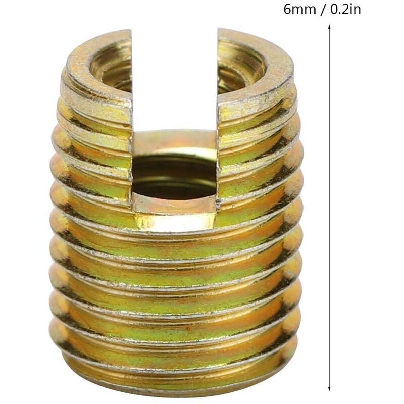 Inserts taraudés M10 pour bois et panneaux à particules