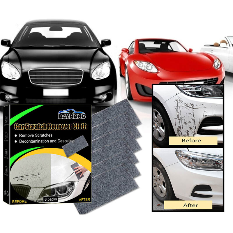 Chiffons Nano Sparkle Pour Rayures Voiture - Lot De 10 - Élimine Rayures Légères, Oxydation, Taches - Toutes Couleurs Carrosserie