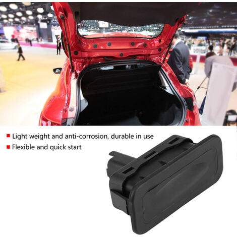 SJLERST Commutateur de coffre de voiture, commutateur d'ouverture de bagages de commutateur d'ouverture de coffre à bagages pour Megane Clio Captur Scenic Kangoo 8200076256