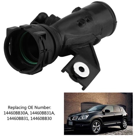 SJLERST Tuyau d'admission d'air Tube de tuyau Turbo d'admission d'air pour Qashqai 1.5 DCi OE 14460BB30A 14460BB31A Kit d'admission d'air froid Performancedurite de turbo 14460bb31+durite turbocompres
