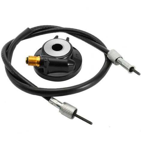 Sjlerst – Engrenage d'entraînement compteur de vitesse 12mm – Câble 100cm pour scooters GY6 50cc 150cc – Remplacement direct – Alliage aluminium