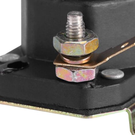 SJLERST Solénoïde, solénoïde de démarrage universel 3 pôles 12V pour MTD 109946 146154 1753539 AM138497 accessoires de tondeuse à gazon solénoïde de démarrage(33-331)