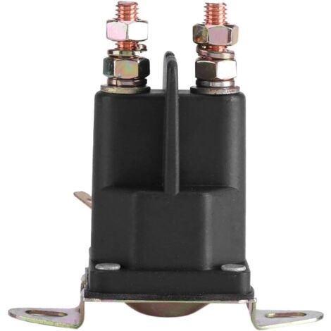 SJLERST Solénoïde, solénoïde de démarrage universel 3 pôles 12V pour MTD 109946 146154 1753539 AM138497 accessoires de tondeuse à gazon solénoïde de démarrage(33-331)