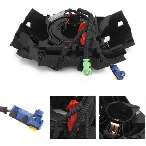 SJLERST Contactor à Ressort Rotatif pour Voiture 8201590627 8201590637 Modification Remplacement pour CLIO III / KANGOO II Accessoires Auto