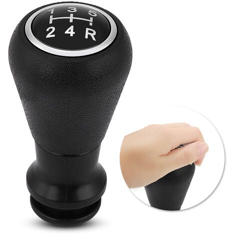 SJLERST Pommeau de levier de vitesse 5 vitesses, tête de levier de vitesse pour Peugeot 106 107 205 206 207 405 Cit-roen C1 C3 C4