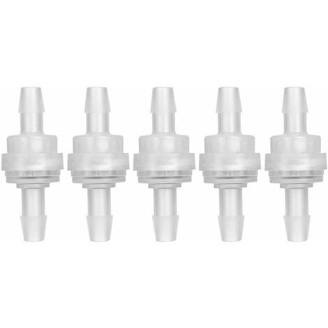 SJLERST 5PCS Clapet anti-retour pour le traitement de l'eau(6mm)