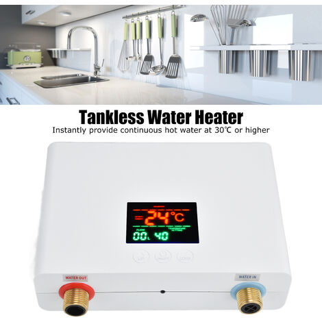 3.5KW chauffe-eau instantané petit chauffe-eau électrique avec pommeau de  douche