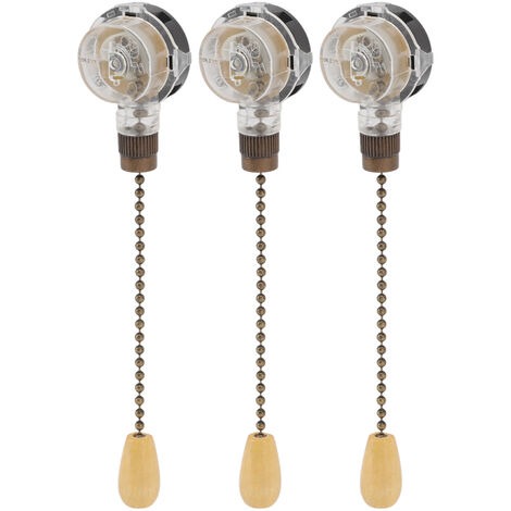 Lot De 4 Interrupteurs à Tirette On/Off Pour Plafonnier Ou Applique - Neuf, Sans Marque