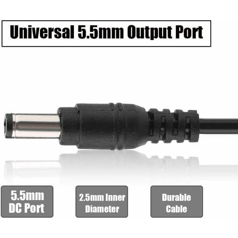 SJLERST Adaptateur d'alimentation de Batterie au Lithium-ION, AC 100-240V DC 21V 2A Adaptateur d'alimentation de Charge de Remplacement