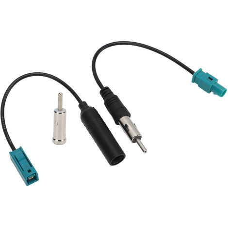 Répartiteur Antenne Voiture Universel Keple - Câble DIN Mâle Vers 2 Femelles 0.5m