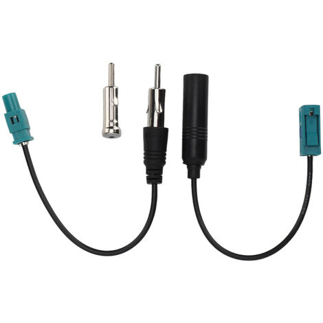 Câble Adaptateur Antenne DAB Z Mâle Vers DIN 15 Cm - Connexion Facile Pour Autoradio