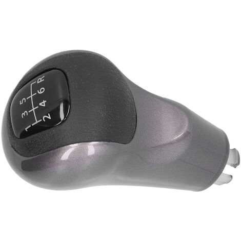 Pommeau Levier De Vitesse 6 Vitesses Cuir Argent Pour Honda Civic DX EX LX 2006-2011 - Design Sport Élégant