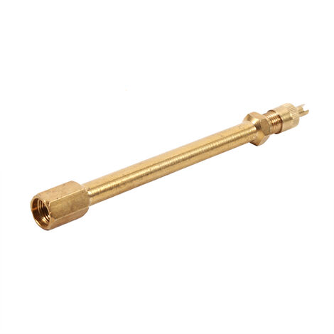 Extension De Valve De Pneu 100 Mm En Laiton - Adaptateur 90° Pour Gonflage Facile Camping-car, Voiture