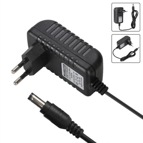 SJLERST Adaptateur de chargeur Li Ion 25.2V/1A à charge rapide, entrée 100‑240V, protections multi-niveaux, prise EU