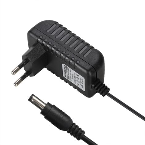 SJLERST Adaptateur de chargeur Li Ion 25.2V/1A à charge rapide, entrée 100‑240V, protections multi-niveaux, prise EU