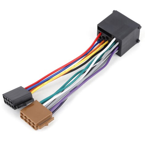 SJLERST Câble adaptateur autoradio ISO avec câble remote pour E36 E46 E39
