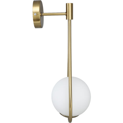 SJLERST LED Applique Murale Intérieur Ronde Industrielle Ajustable Lampe Murale Sphérique Verre Métal Gouttelettes D'eau Eclairage Mural pour Chambre des Enfants Salon Escalier