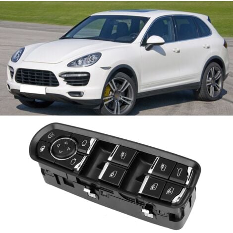 SJLERST Interrupteur de commande de fenêtre principale pour Porsche Cayenne 2011-2016