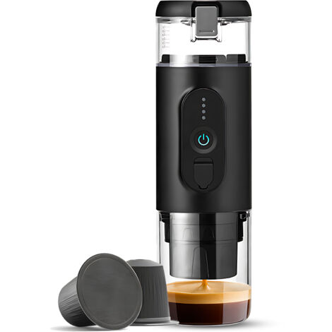 Machine à Café Portable Espresso: Voyage Cafetière Rechargeable 12V - Compatible avec les Capsules Nesspreso