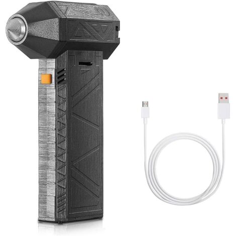 Sjlerst – Mini souffleur à jet sans fil 130 000 tr/min – Vitesse réglable – 8000 mAh – Moteur silencieux pour clavier et voiture