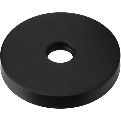 Nannigr Grande bride de bras de douche en acier inoxydable 304, plaque d'écusson pour remplacement de tuyau G1/2 pouces, maison noire