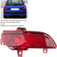 Akozon Feu De Brouillard Arrière Pare-chocs Arrière De