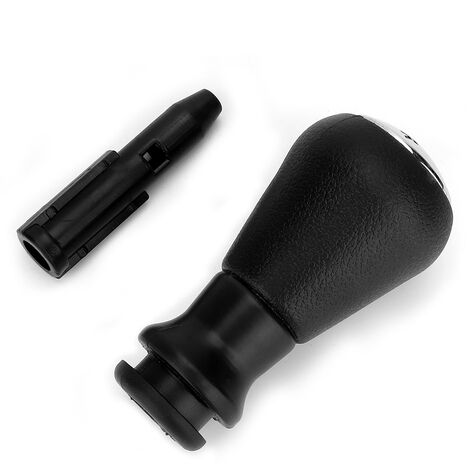 Jeffergarden Pommeau de levier de vitesse 5 vitesses pour Peugeot 106 206 306 406 806 107 avec adaptateur
