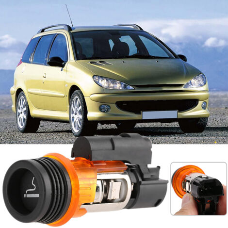 Jeffergarden Prise Allume-cigare pour PEUGEOT 206 308 406 607 1007, Allume-cigare 12 V, 822754