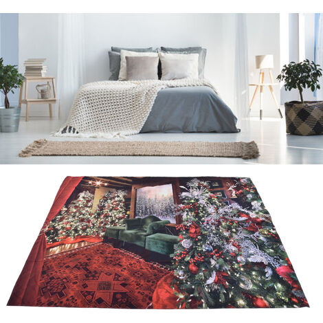 Jeffergarden Tapisserie de noël pour la maison, aménagement de la scène de fond de noël, décoration murale suspendue, 230X180cm