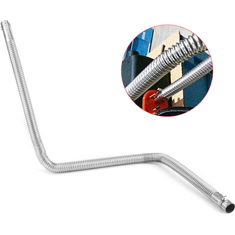Jeffergarden Tuyau d'échappement de réchauffeur d'air de stationnement en acier inoxydable, tuyau de ventilation de gaz Diesel, diamètre intérieur 2.5cm/1 pouces 100cm/39,4 pouces