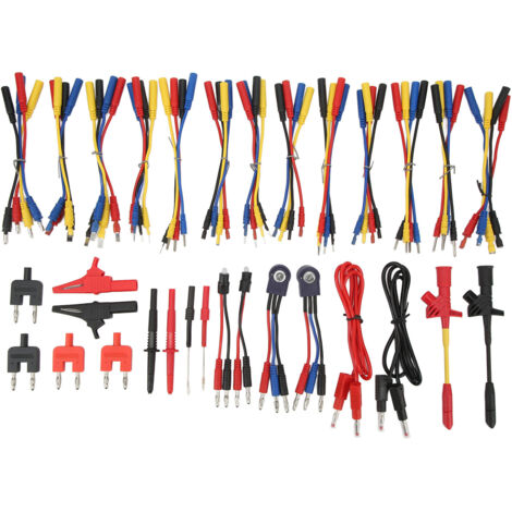 Kit De Test Multimètre 48 Pièces AUTOOL - Câbles, Pinces, Guide, Pour Véhicules 12V/24V
