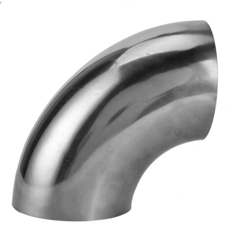 Coude D'échappement En Acier Inoxydable 45° - Diamètre 38 Mm (choix De Tailles), Pour Réparation Ou Custom