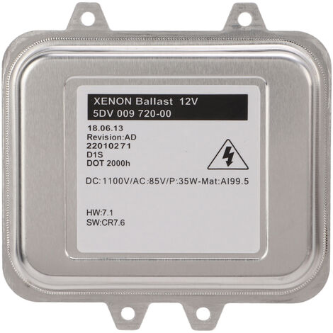 Jeffergarden – Ballast de phare au xénon HID D1S – Unité de commande ECU 5DV00972000 – 12V – Démarrage rapide et luminosité élevée