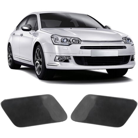 Jeffergarden 2 pièces couvercle de capuchon de rondelle de phare de pare-chocs avant 7422H9 remplacement d'accessoires de voiture pour Citroen C5 2009‑2019