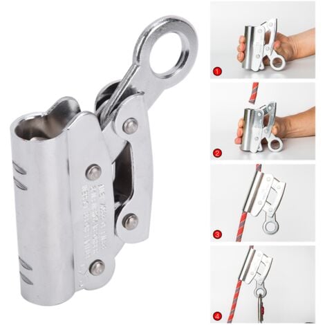 Jeffergarden 6KN alliage acier escalade Anti chute équipement autobloquant corde de sécurité de travail aérien outil de Protection Anti-chute