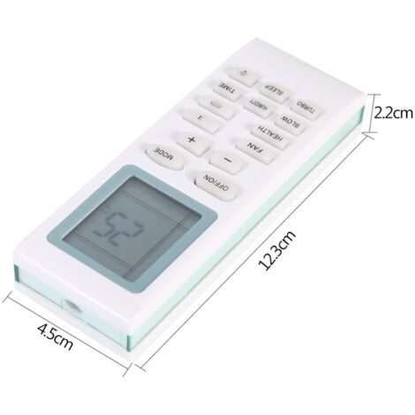 Jeffergarden Contrôleur de climatiseur, facile à utiliser, faible consommation d'énergie, performance stable, télécommande pour le bureau de l'hôtel domestique