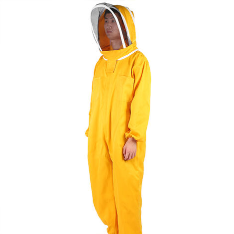 Combinaison Apiculteur Professionnel AGS - Chapeau Rond 3 Couches Vert