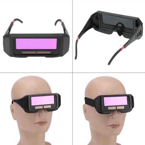 Jeffergarden Lunettes de soudage TIG MIG à assombrissement automatique solaire