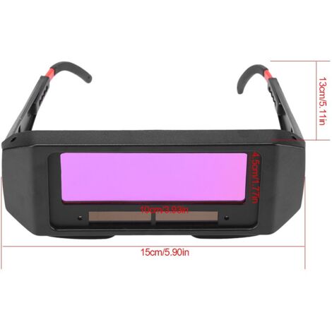 Jeffergarden Lunettes de soudage TIG MIG à assombrissement automatique solaire